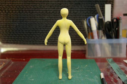 フィギュアスクラッチ(素体作り)：その5: プラモ製作日記
